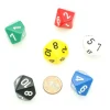 Dé à 10 faces 1 à 10 opaques jeux de rôle d10 à l'unité