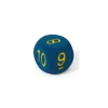 Dé géant chiffres de 6 à 10 mousse 16 cm BLEU