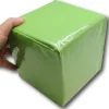 Dé géant vert faces modifiables 15,5 cm personnalisable à volonté