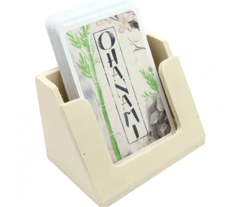 Distributeur cartes à jouer en bois 9 x 6 x 6.5 cm