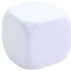 Dé 22 mm plastique neutre à personnaliser blanc