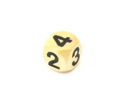 Dé moyenne 2 2 3 3 4 4 en bois de 16 mm