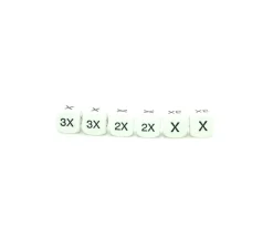 Dé multiplier X 2X 3X X 2X 3X
