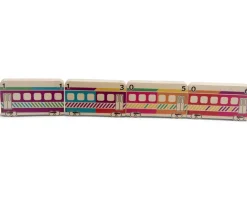 Dominos TRAINS en bois géant jeu