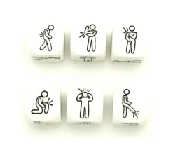 Dé parties du corps dessin position en 22 mm body