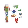 Dragons : 6 figurines dragons d'environ 6 cm