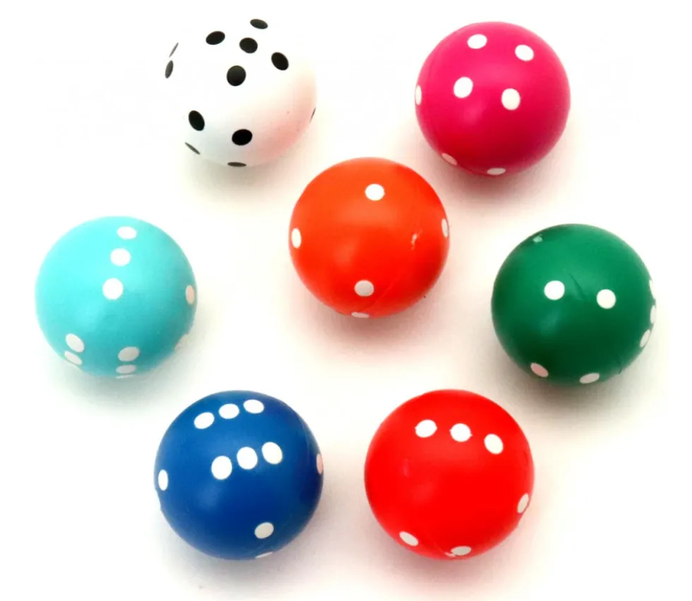 Dé rond de 20 mm de diamètre pour jouer boule