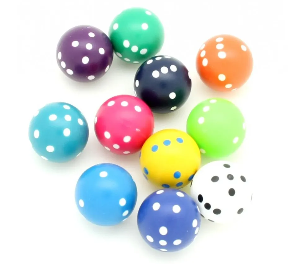Dé rond de 20 mm de diamètre pour jouer boule