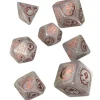 7 dés multifaces dragon Quartz