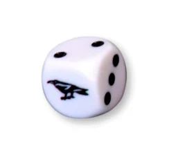 Dé spécial corbeau 12345 taille 16 mm