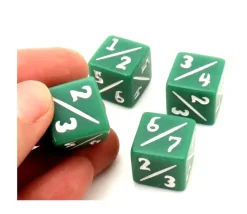4 dés spéciaux 1/2 à 6/7 Tarmo - dés de modification