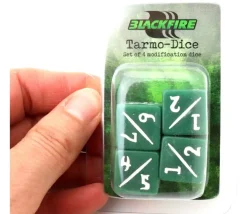 4 dés spéciaux 1/2 à 6/7 Tarmo - dés de modification