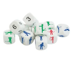 12 dés sportifs pour jeux de mouvement
