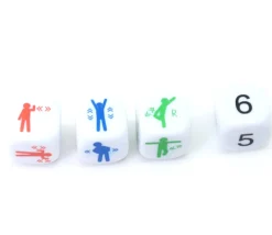 12 dés sportifs pour jeux de mouvement
