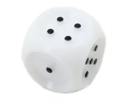 Dé tactile braille pour malvoyant pour jeu de 1 à 6 - 20 mm