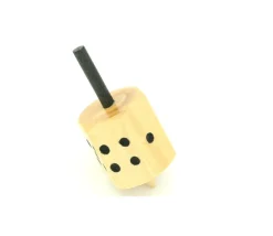 Dé toupie toton - dé à jouer buis 5.7 cm