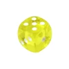 Dé translucide JAUNE 16 mm