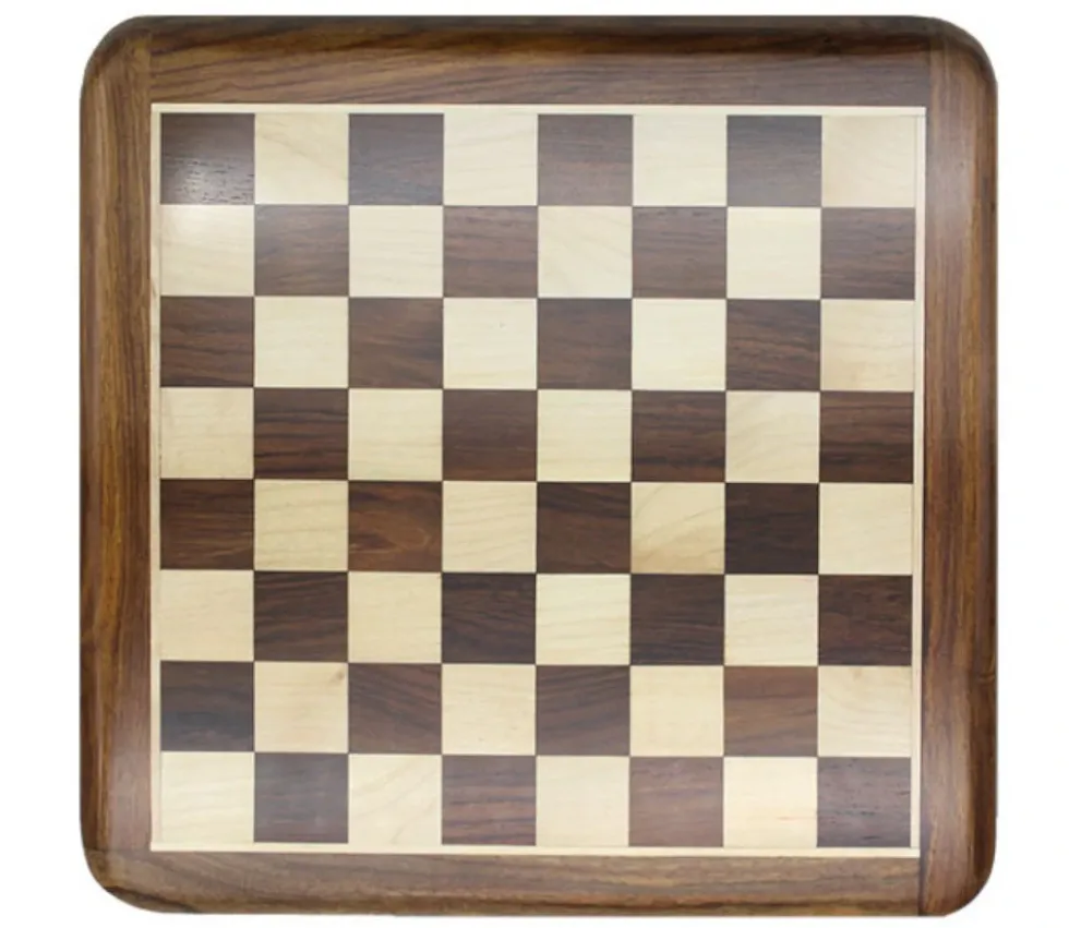 Echiquier marqueté plateau de 51 x 51 cm en palissandre