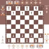 Echiquier tapis de jeu enroulable pédagogique 40x40 cm