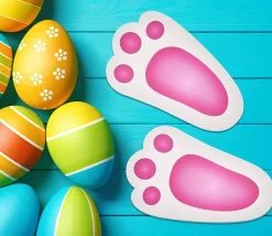 60 empreintes de lapin pour création de parcours