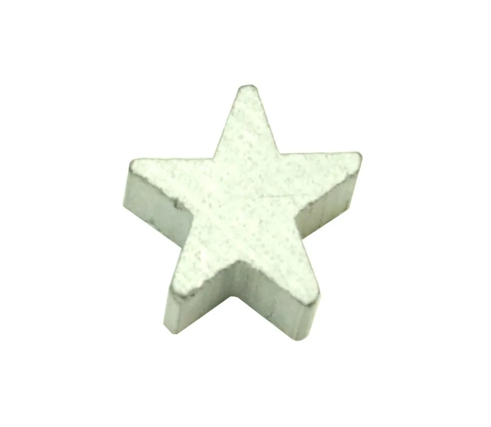 Etoile 15x15x8 mm jetons pions en bois 5 pointes