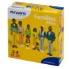 Famille africaine : 8 personnages figurines du monde grand modèle
