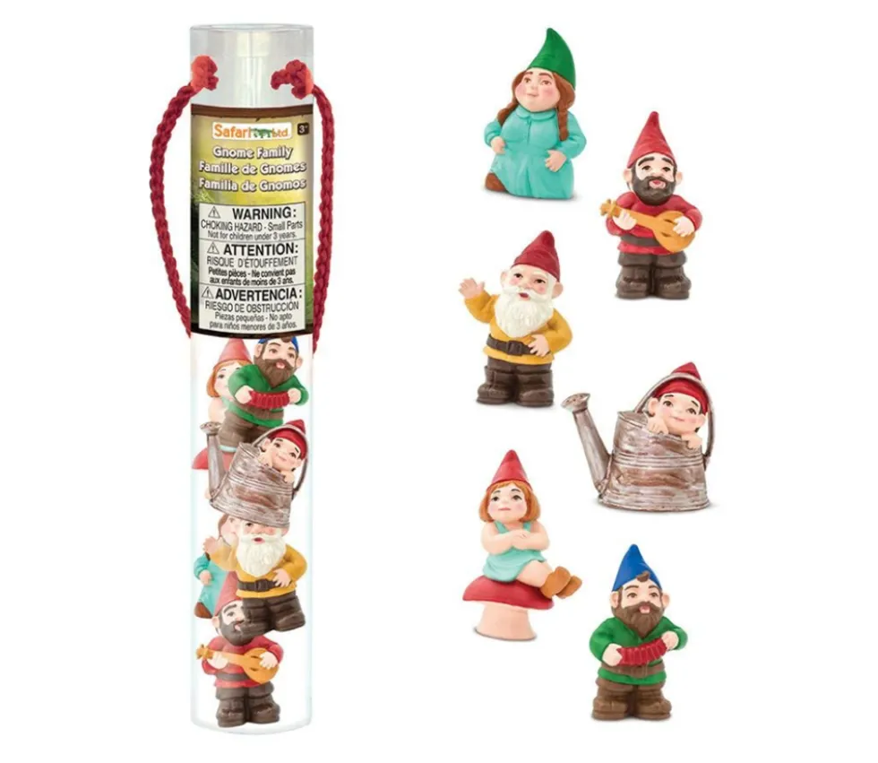 Famille Nain de jardin 6 personnages de jeu gnomes