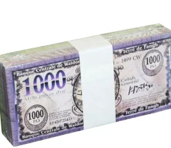 150 faux billets de banque centrale de Waldorg