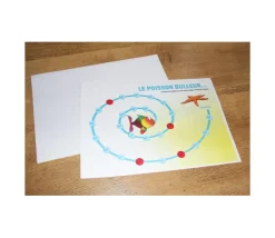 Feuille autocollante A4 blanche pour plateau de jeu et boite