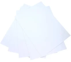 5 Feuilles aimantées A4 blanches magnétiques