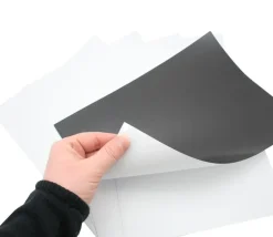 5 Feuilles aimantées A4 blanches magnétiques