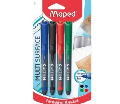 4 Feutres marqueurs CUSTOM pour personnalisation bois, plastique, carton