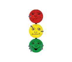 Feu tricolore comportement classe 94 x 30 cm