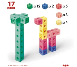 24 fiches cartes d'activités pour jeu de cubes encastrables