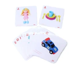 24 fiches illustrations Jouets 11 x 11 cm pour jeux de langage