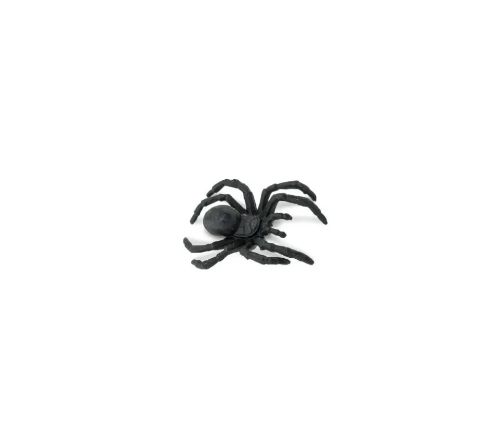 Figurine mini araignée 2.4 x 1.7 cm réaliste