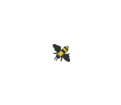 Figurine mini mini bourdon jaune et noir 8 x 35 x 30 mm