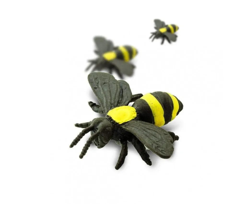 Figurine mini mini bourdon jaune et noir 8 x 35 x 30 mm