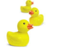 Figurine mini mini canard jaune 16 x 15 x 20 mm