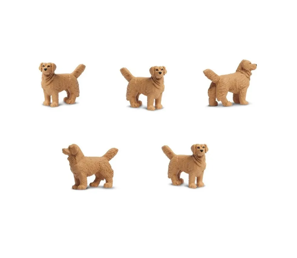Figurine mini mini chien golden retriever 25 x 9 x 20 mm