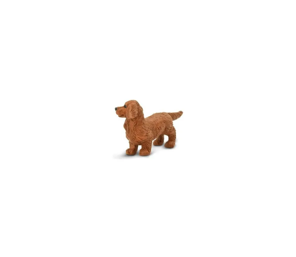 Figurine mini mini chien teckel 25 x 16 x 7 mm