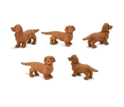 Figurine mini mini chien teckel 25 x 16 x 7 mm