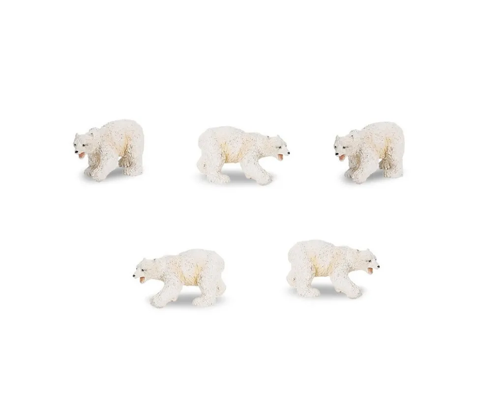 Figurine mini mini ours polaire 30 x 15 x 14 mm