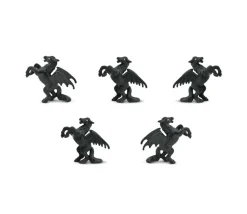 Figurine mini mini pégase noir 30 x 25 x 10 mm