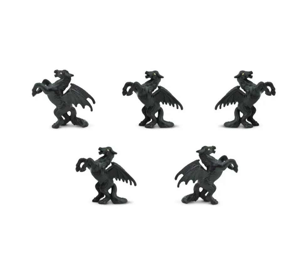 Figurine mini mini pégase noir 30 x 25 x 10 mm