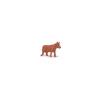 Figurine mini mini vache marron 15 x 10 x 28 mm
