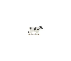 Figurine mini mini vache noire et blanche 15 x 8 x 30 mm