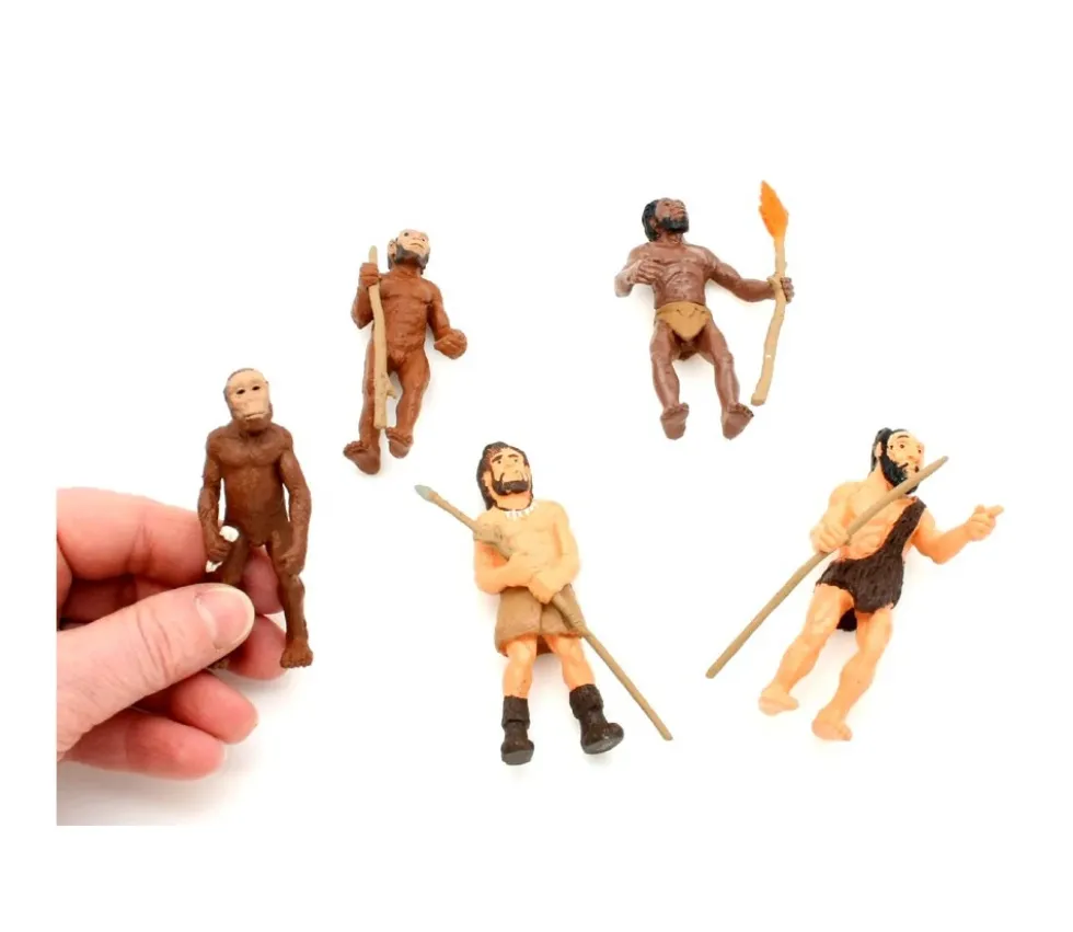 5 Figurines évolution de l'Homme