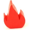 Flamme feu 25 x 20 x 10 mm