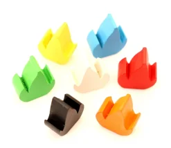7 Flammes feu 2.5 cm en bois pour jeux